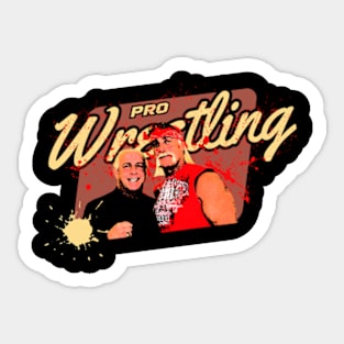 ric flair vs hulk hogan 1991 Sticker